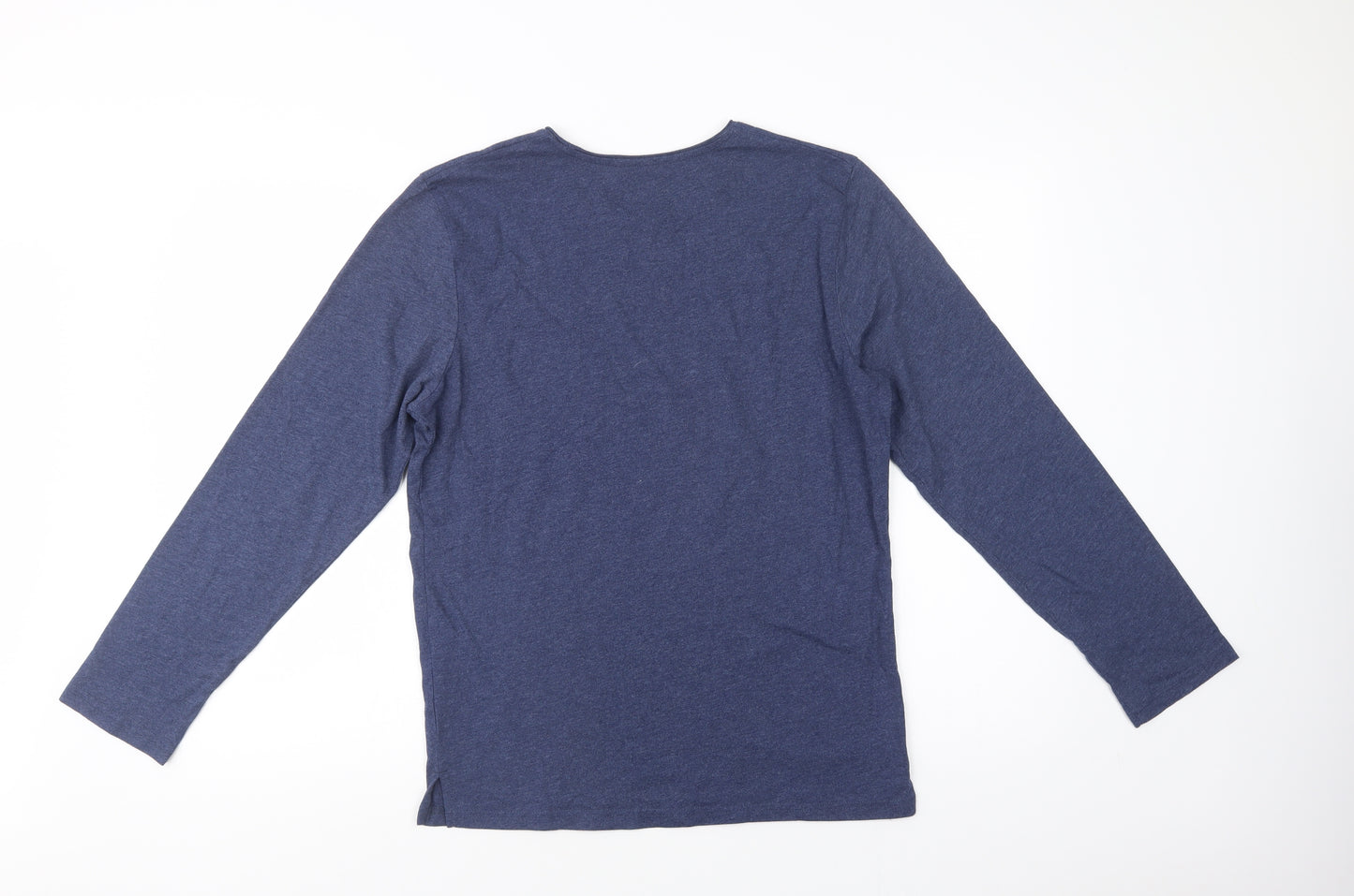 TOM TAILOR Mens Blue  Cotton  T-Shirt Size M Crew Neck
