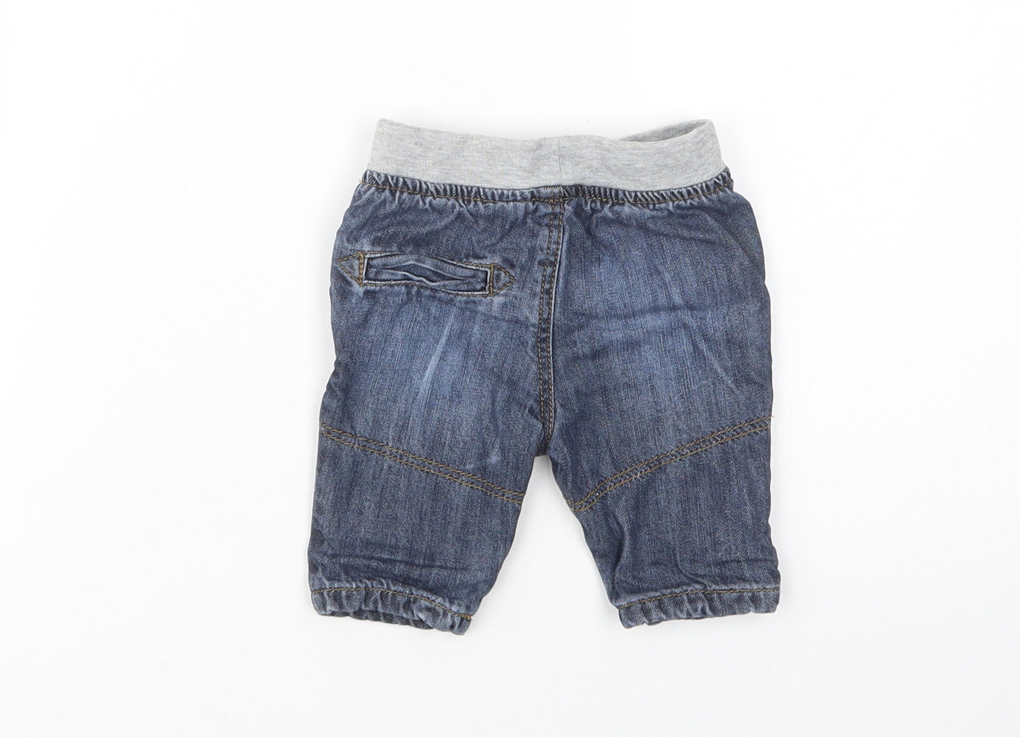 NEXT Baby Blue  Cotton Jogger Trousers Size Newborn   - Puppies