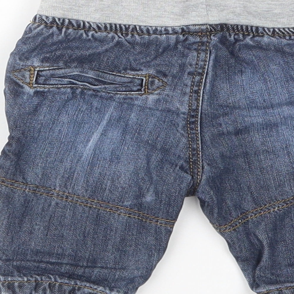 NEXT Baby Blue  Cotton Jogger Trousers Size Newborn   - Puppies
