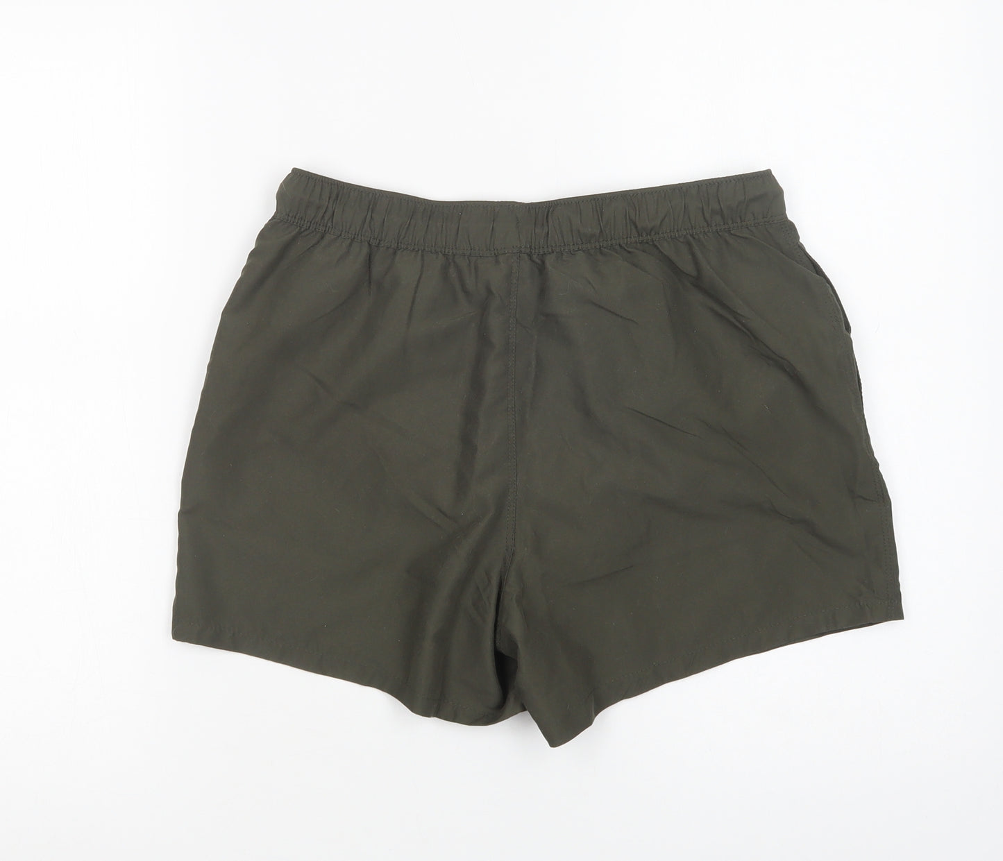 ASOS Womens Green  Polyester Bermuda Shorts Size S L4 in Regular Drawstring