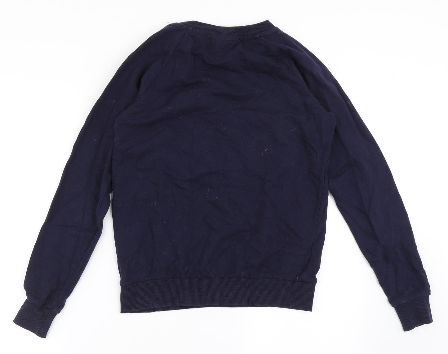 Coca-Cola Womens Blue  100% Cotton Pullover Sweatshirt Size 6  Pullover - Holidays Are Coming, Christmas