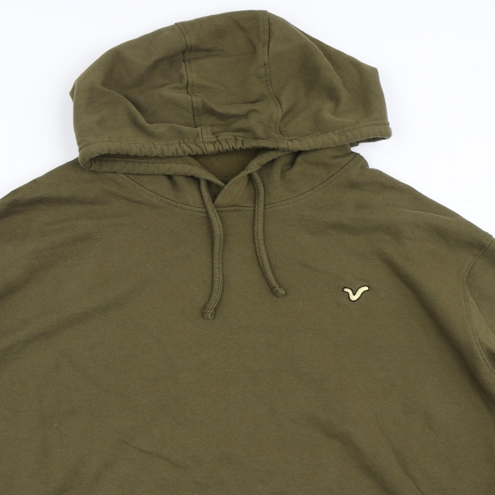 Voi Jeans Mens Green  Cotton Pullover Hoodie Size 4XL
