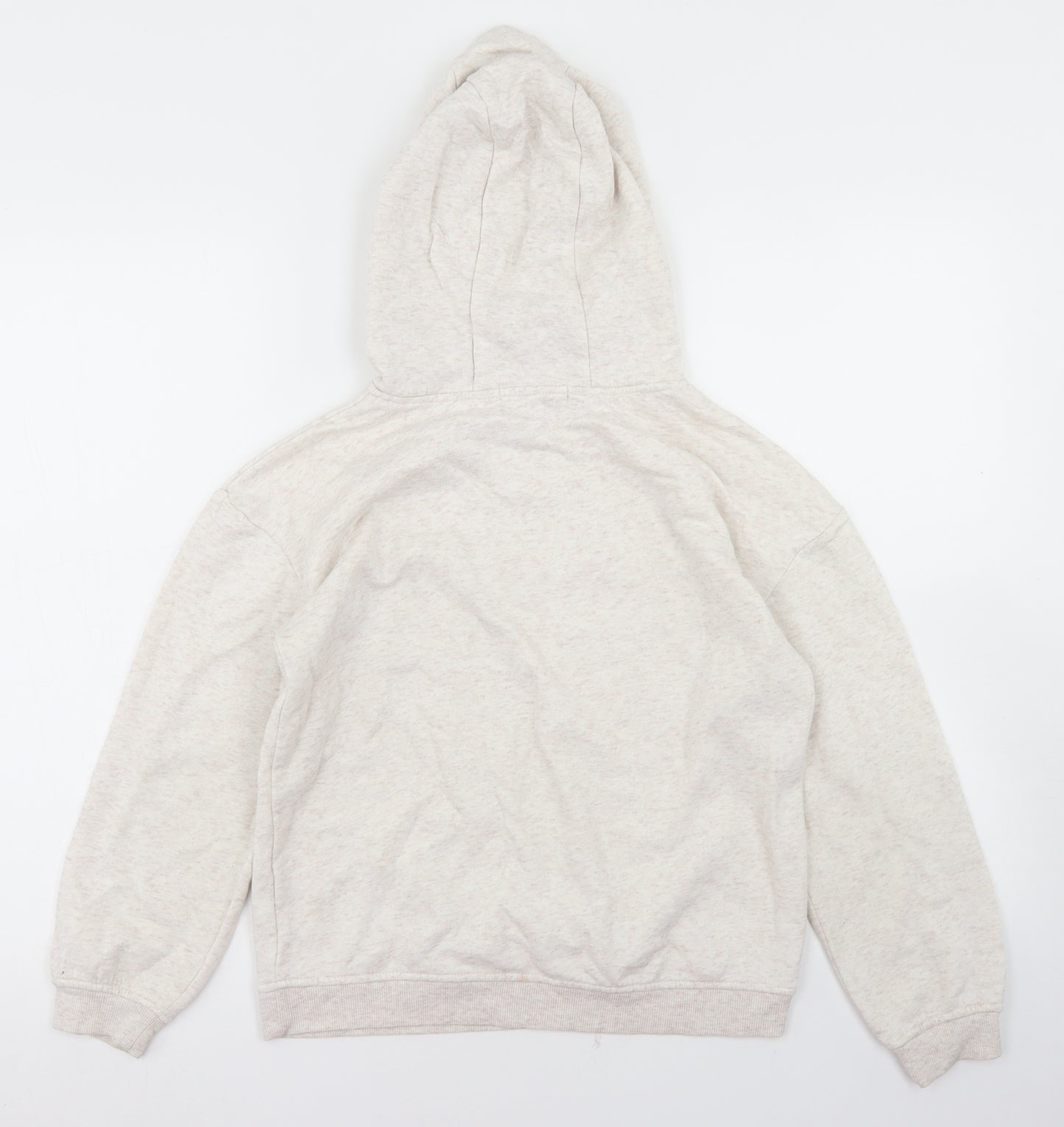 Primark Girls Beige  Cotton Pullover Hoodie Size 11-12 Years   - Believe