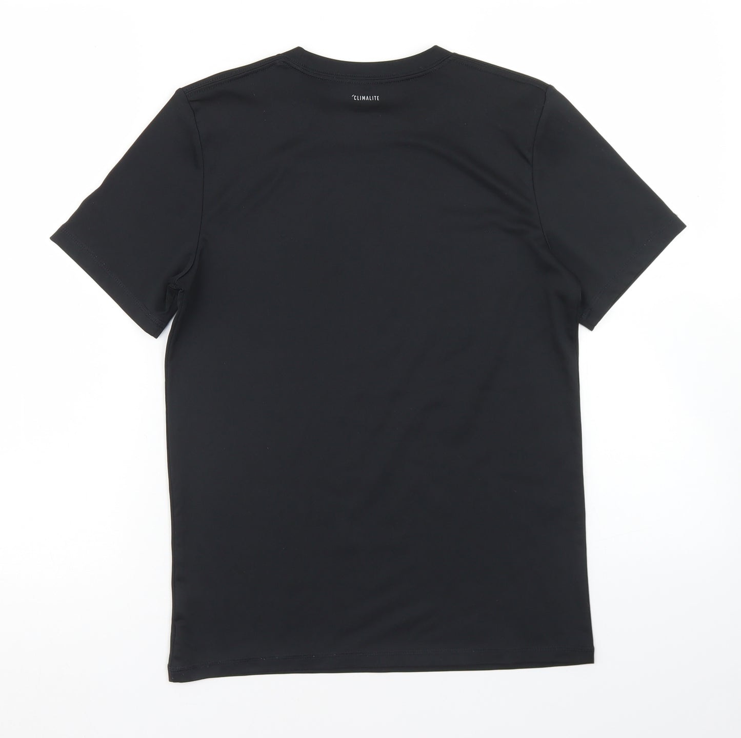 adidas Womens Black  Polyester Basic T-Shirt Size M Crew Neck - Size 10-12