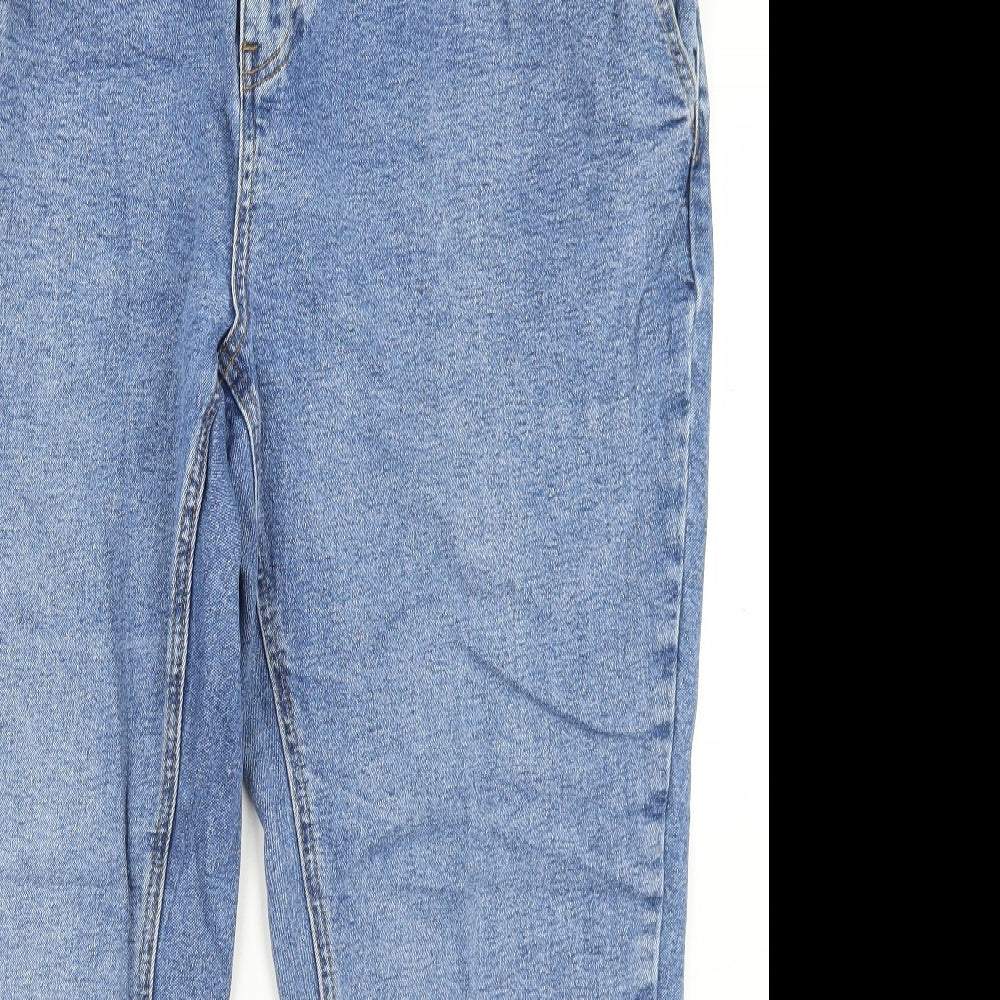 TU Womens Blue  Cotton Mom Jeans Size 20 L26 in Regular Button