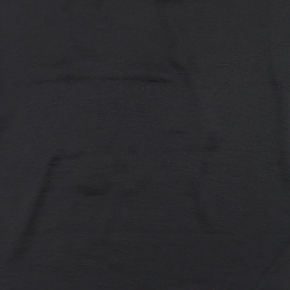 NEXT Womens Black  Polyester Basic Blouse Size 20 Round Neck
