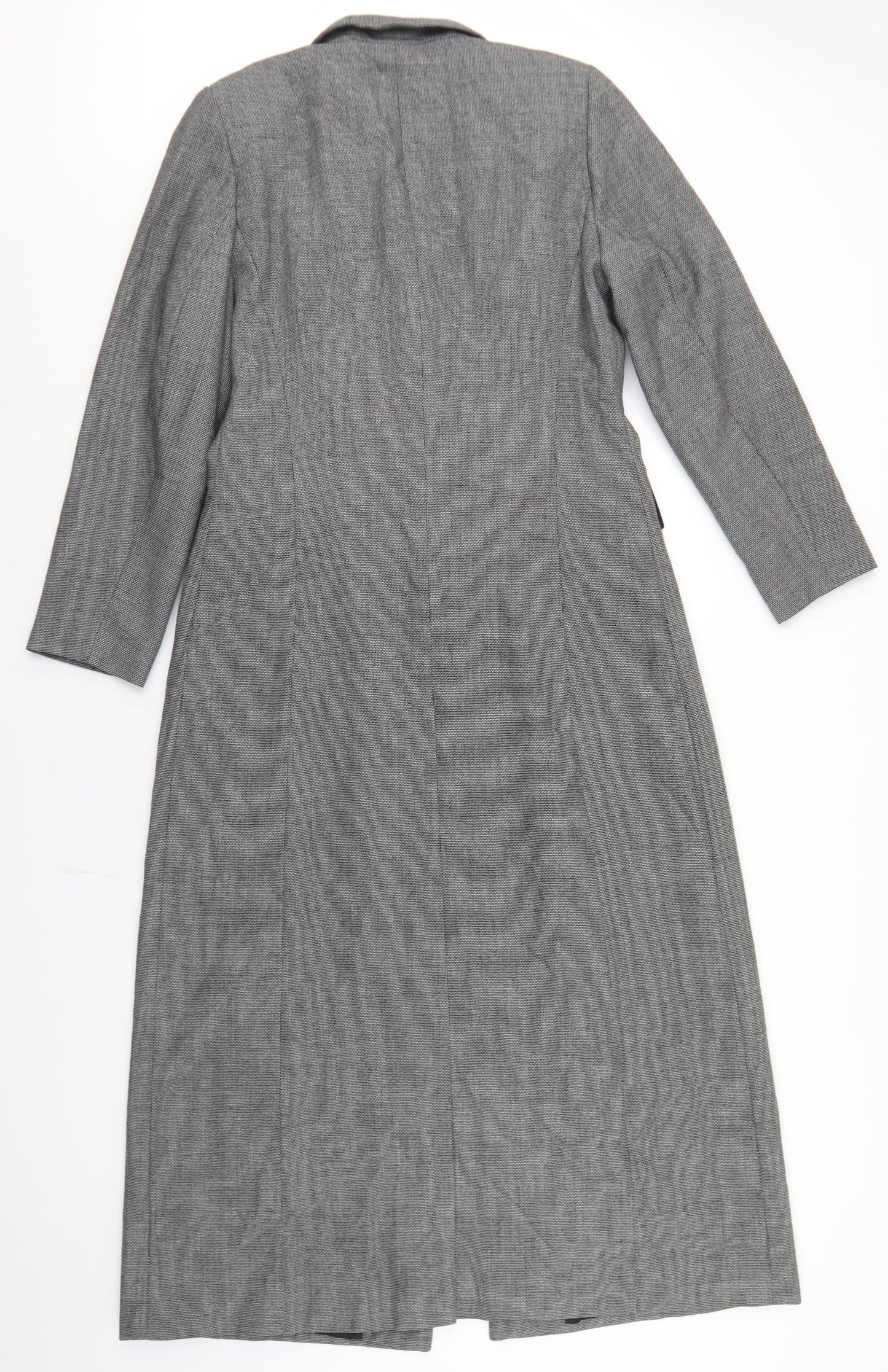 Ambience Womens Grey   Overcoat Coat Size 12  Button