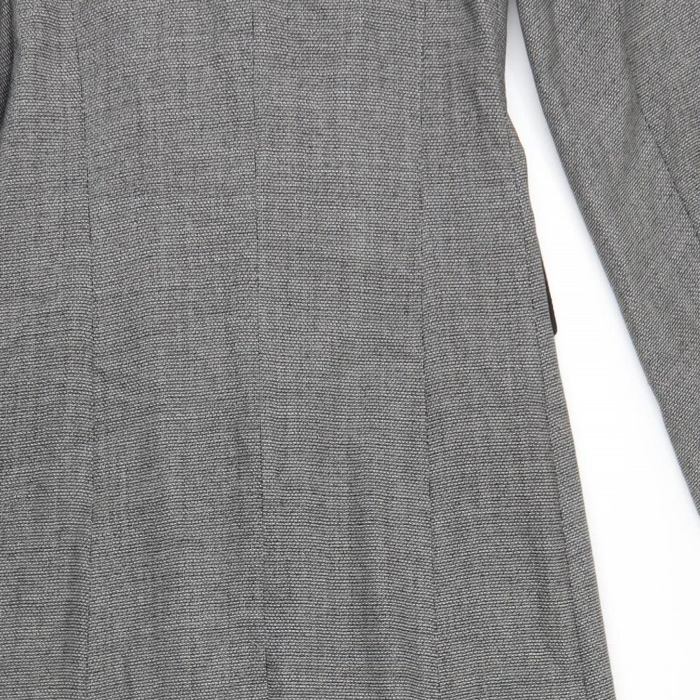 Ambience Womens Grey   Overcoat Coat Size 12  Button