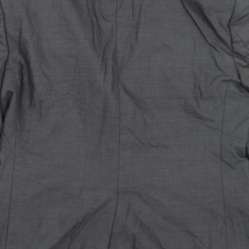 River Island Mens Grey  Viscose Jacket Blazer Size 38