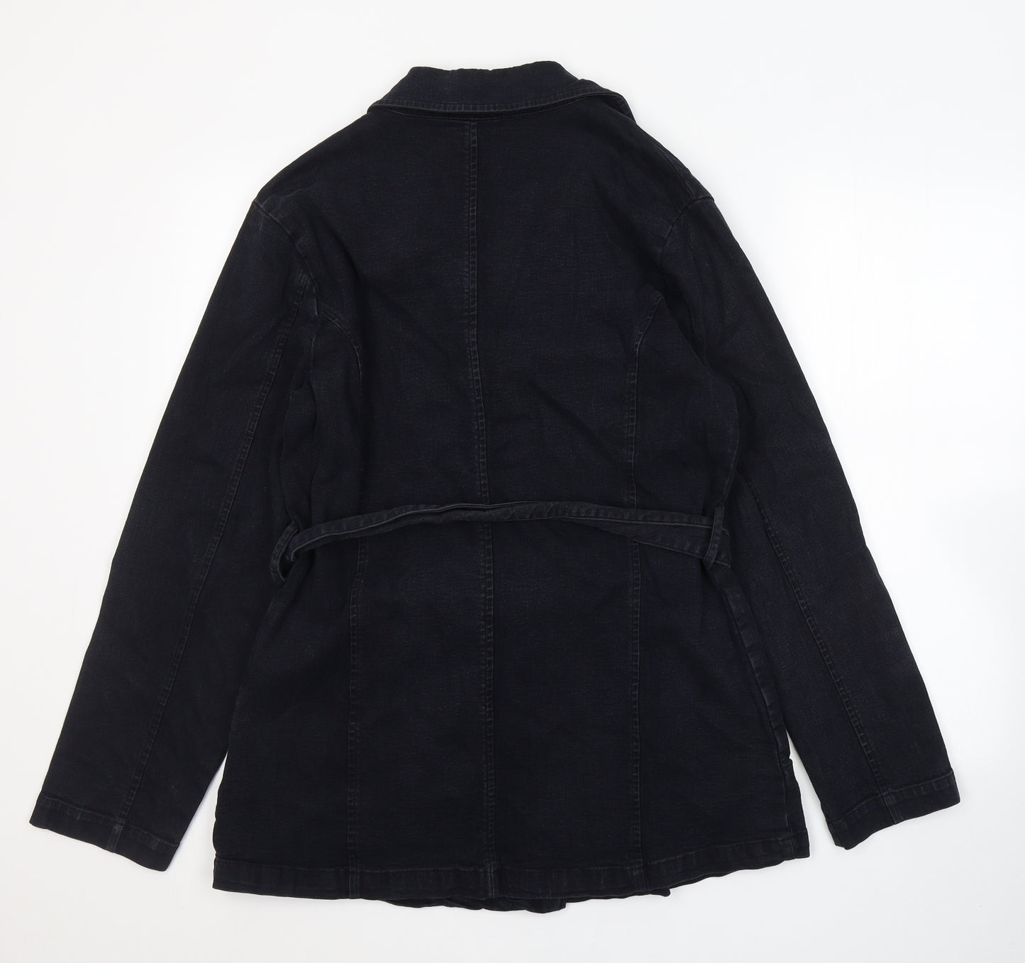 Per Una Womens Black   Jacket  Size M  Button