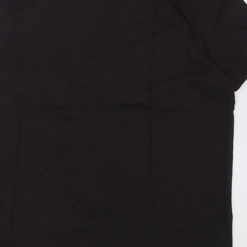 Topman Mens Brown  Cotton  T-Shirt Size S Crew Neck
