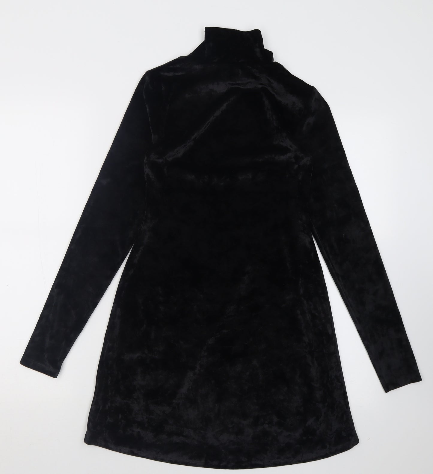 Kimchi Blue Womens Black  Polyester A-Line  Size XS  High Neck Pullover