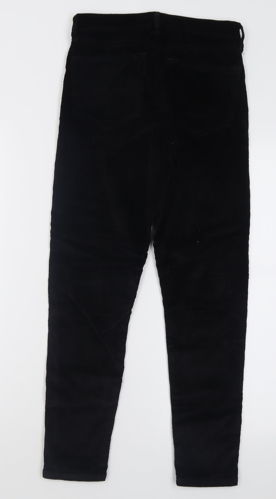 Topshop Womens Black  Cotton Skinny Jeans Size 28 L30 in Regular Button