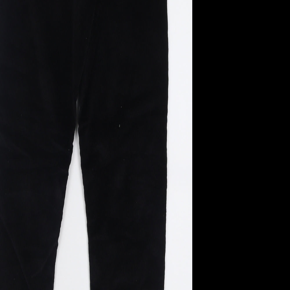 Topshop Womens Black  Cotton Skinny Jeans Size 28 L30 in Regular Button