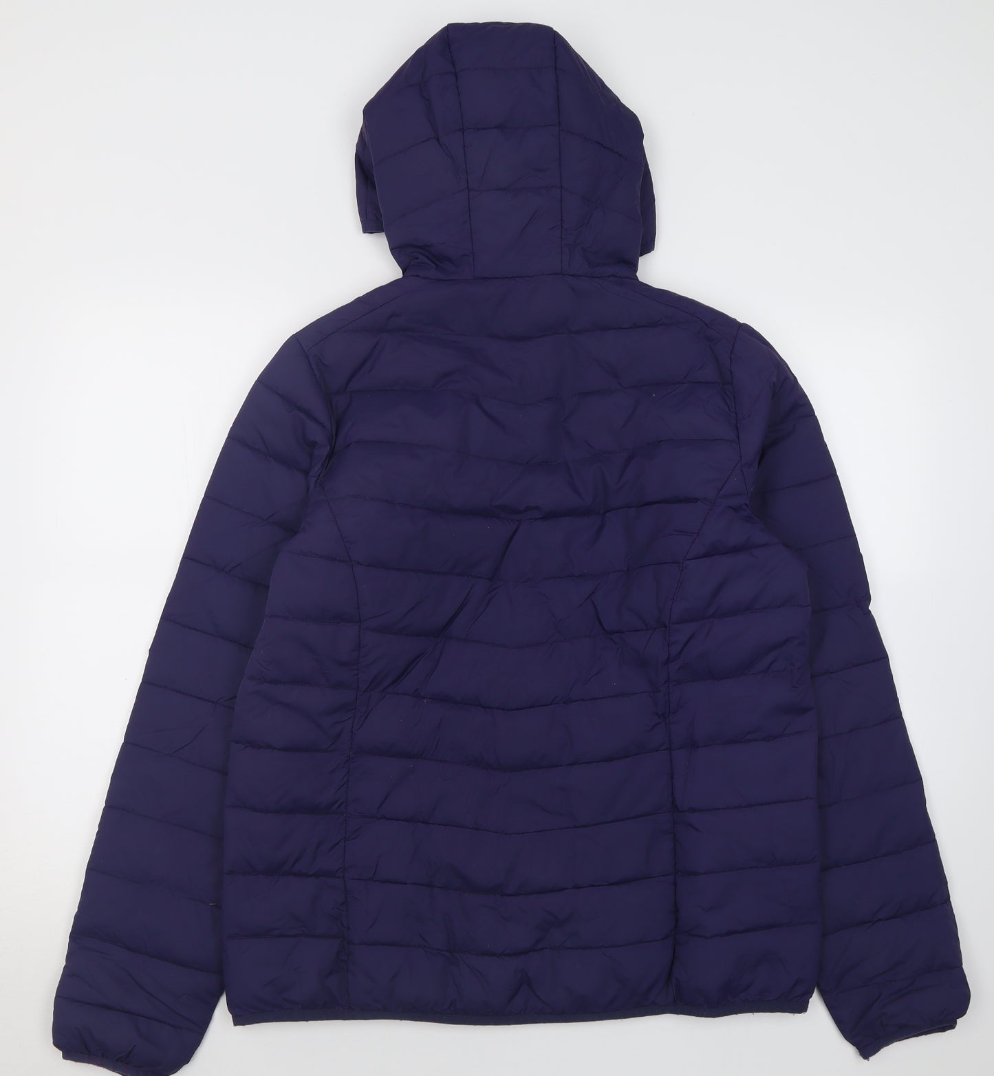 Freedom trail Womens Purple   Puffer Jacket Jacket Size 14  Zip