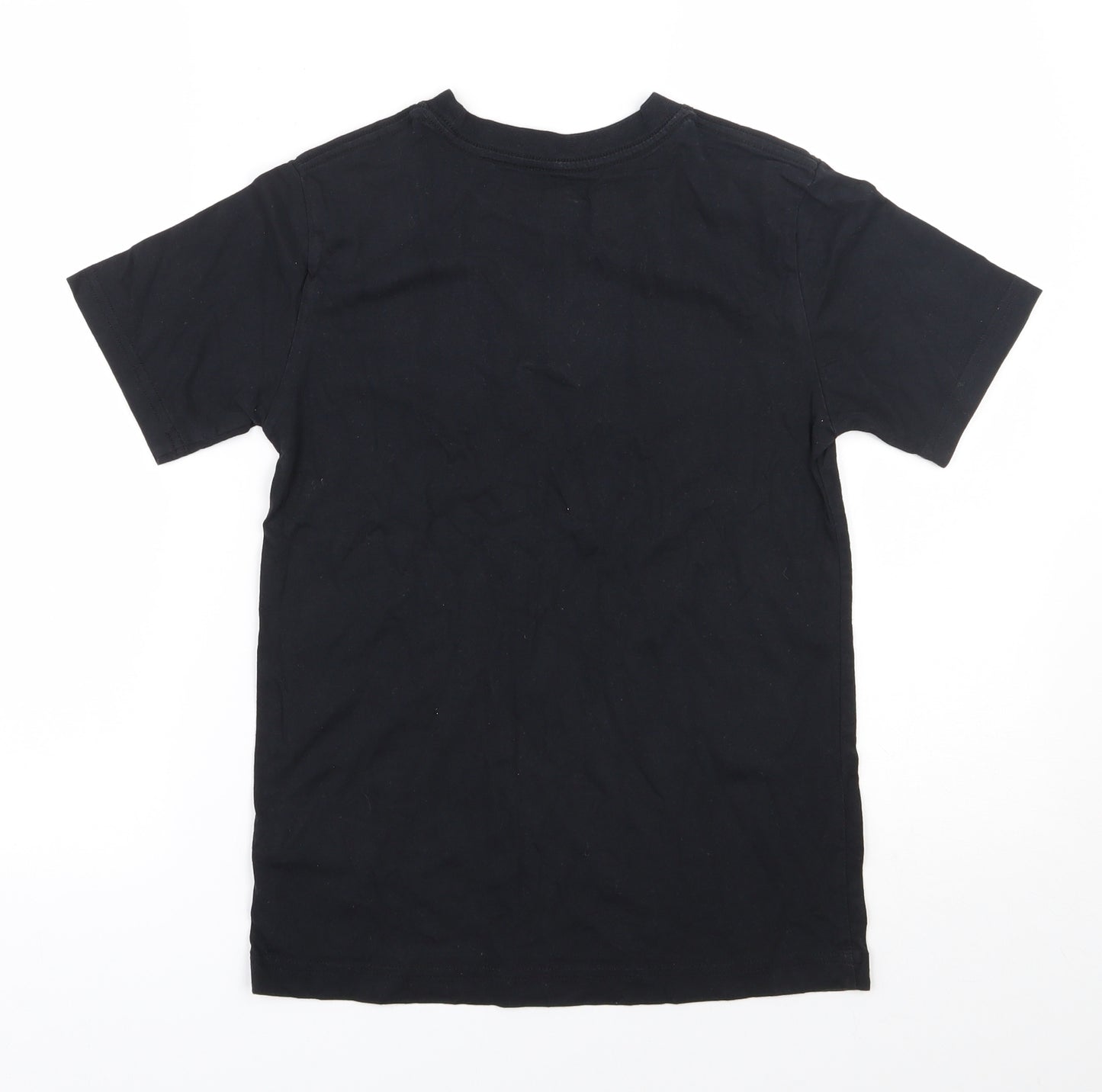 Levi's Boys Black  100% Cotton Basic T-Shirt Size 10-11 Years Round Neck Pullover