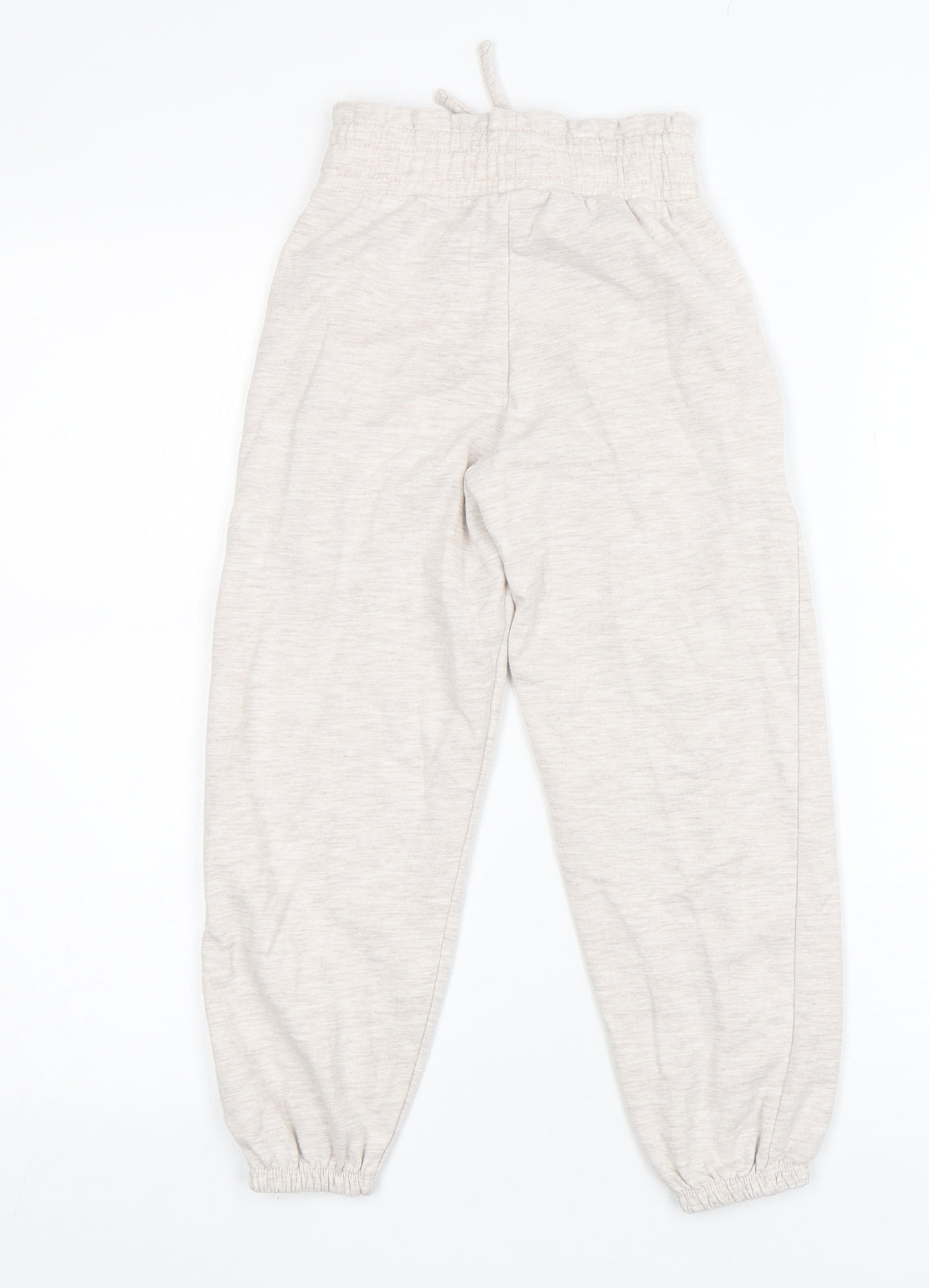 George Girls Beige  Cotton Sweatpants Trousers Size 6-7 Years  Regular