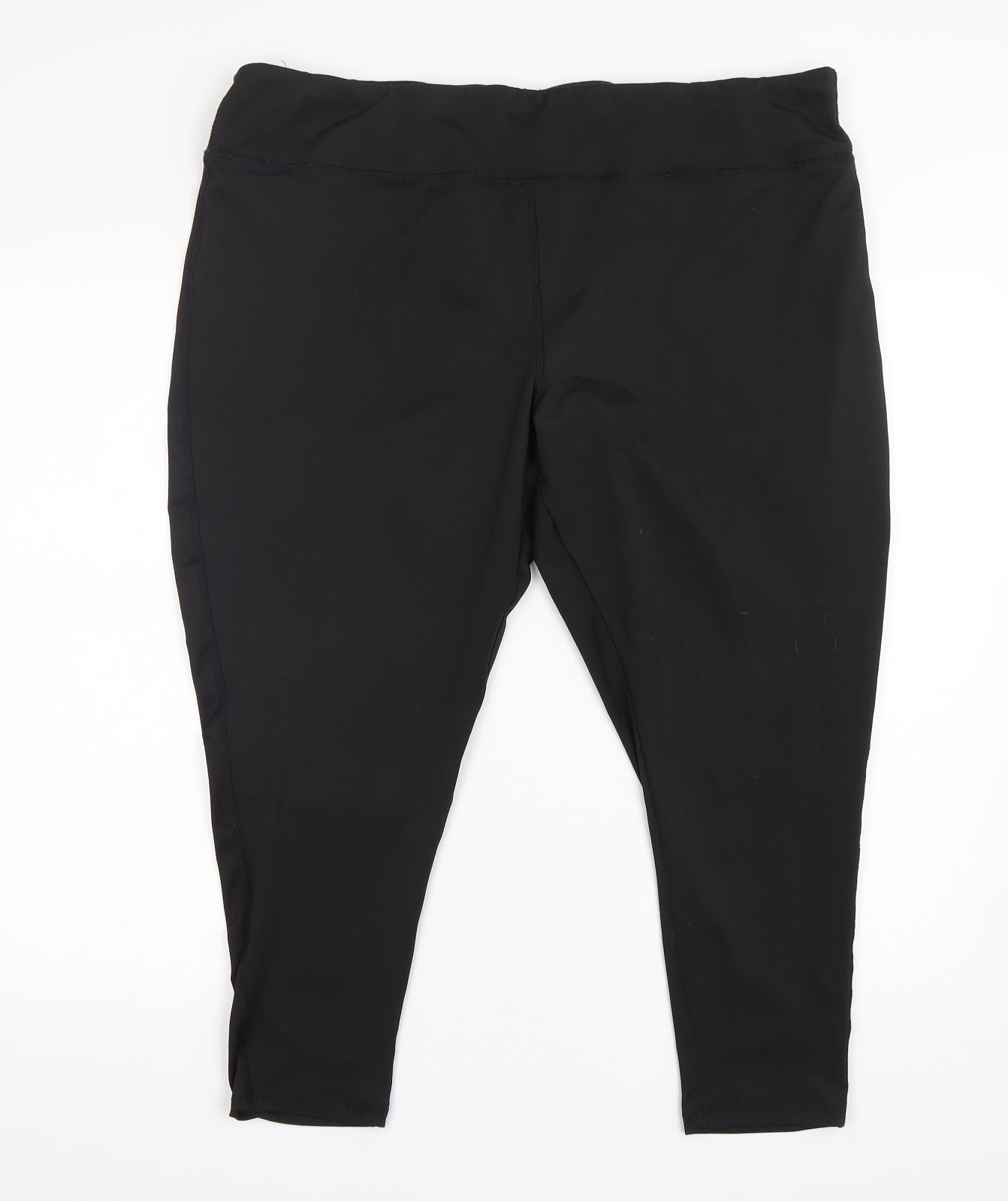 Studio Womens Black  Polyester Pedal Pusher Leggings Size 20 L25 in Regular