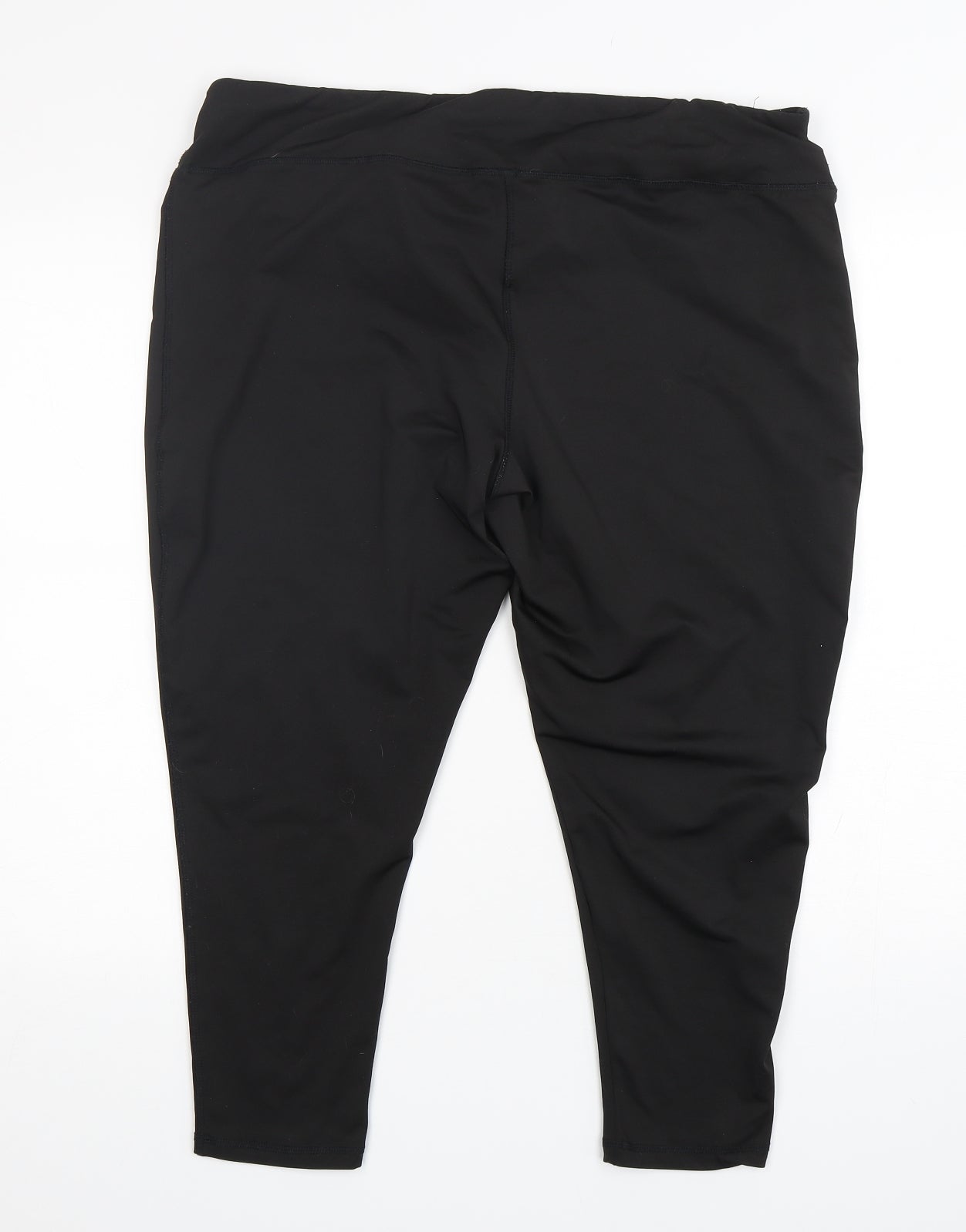 Studio Womens Black  Polyester Pedal Pusher Leggings Size 20 L25 in Regular