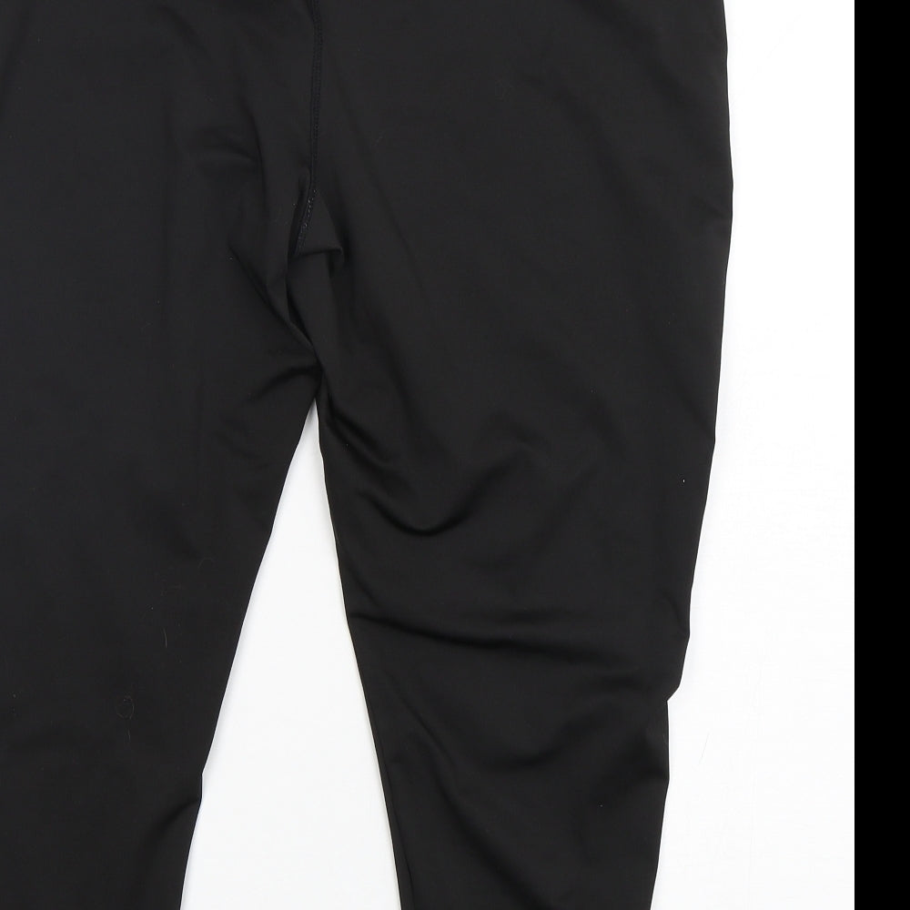 Studio Womens Black  Polyester Pedal Pusher Leggings Size 20 L25 in Regular