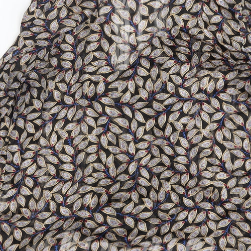 capsule Womens Multicoloured Paisley Polyester Basic Blouse Size M V-Neck
