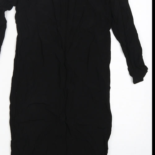 Glassons Womens Black  Viscose Mini  Size 8  Round Neck