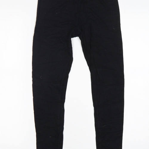 Primark Womens Black  Viscose Jogger Leggings Size 6 L27 in