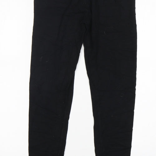 Primark Womens Black  Viscose Jogger Leggings Size 6 L27 in