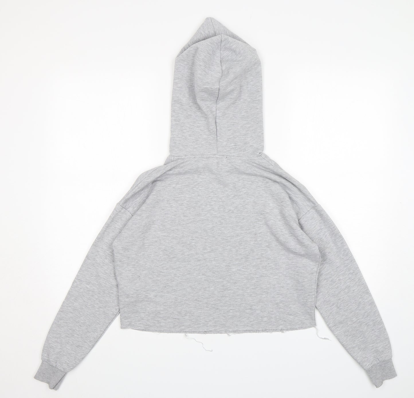 New Look Girls Grey  Polyester Pullover Hoodie Size 12-13 Years  Pullover - Friends