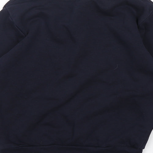 George Boys Blue  Cotton Pullover Sweatshirt Size 5-6 Years  Pullover - School Wear