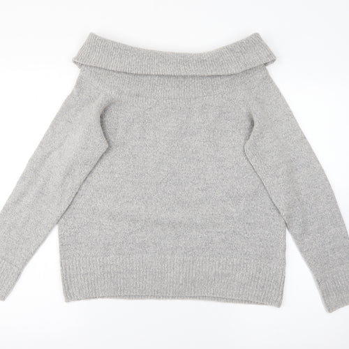 Preworn Womens Green Roll Neck  Acrylic Pullover Jumper Size 12