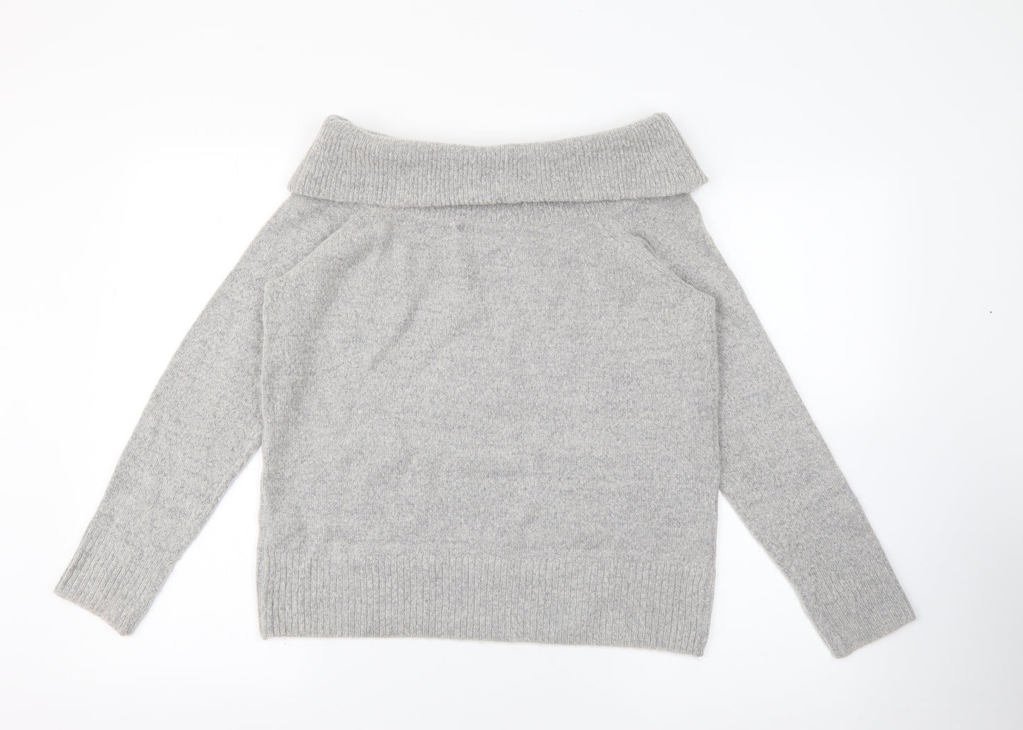 Preworn Womens Green Roll Neck  Acrylic Pullover Jumper Size 12