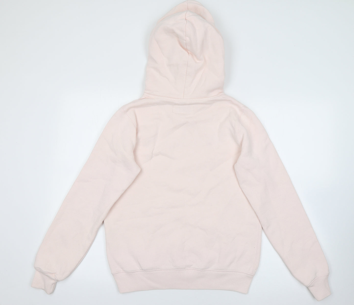 Jack Wills Womens Pink  Cotton Pullover Hoodie Size 10