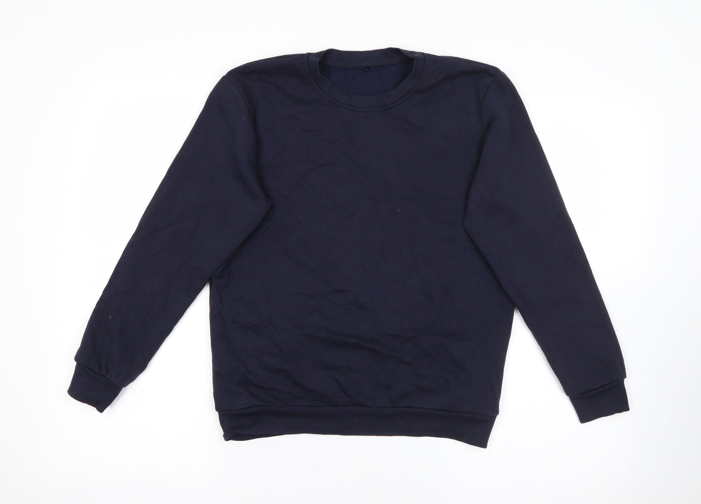 George Boys Blue  Cotton Pullover Sweatshirt Size 11-12 Years