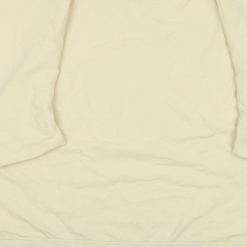 George Womens Yellow Crew Neck  Cotton Pullover Jumper Size 16
