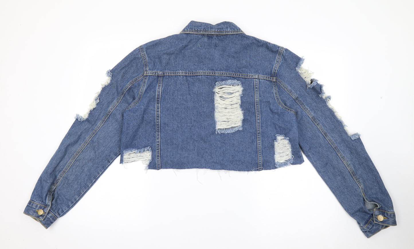 I SAW IT FIRST Womens Blue   Jacket  Size 14  Button