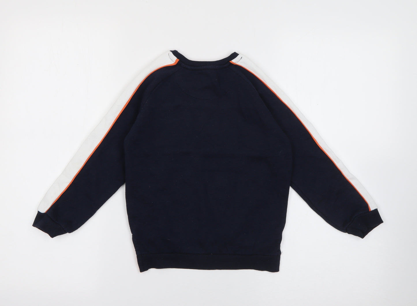 Primark Boys Blue  Cotton Pullover Sweatshirt Size 5-6 Years