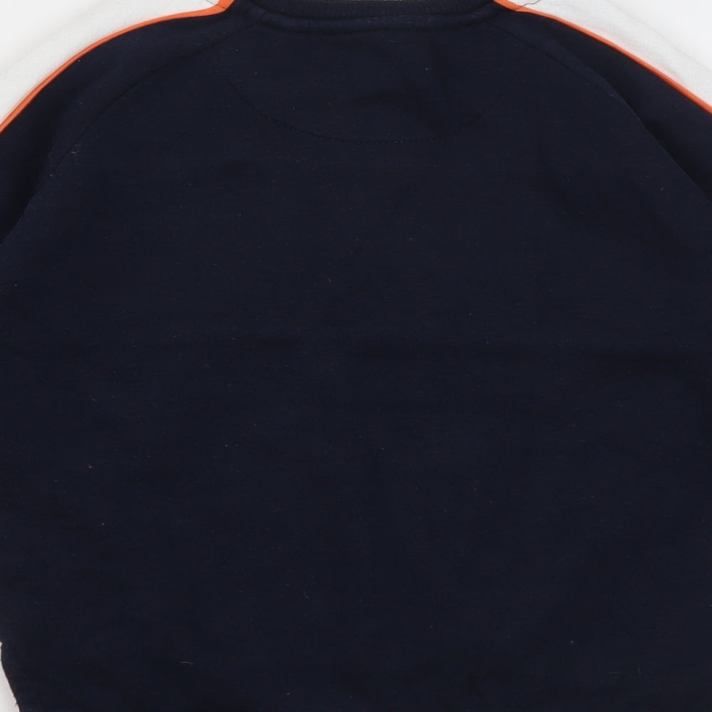 Primark Boys Blue  Cotton Pullover Sweatshirt Size 5-6 Years