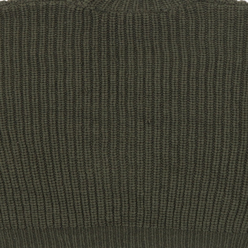New Look Girls Green V-Neck  Acrylic Pullover Jumper Size 12-13 Years