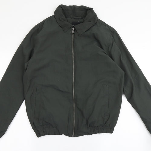 Brave Soul Mens Green   Jacket  Size S  Zip