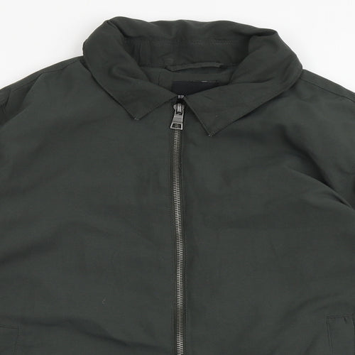 Brave Soul Mens Green   Jacket  Size S  Zip