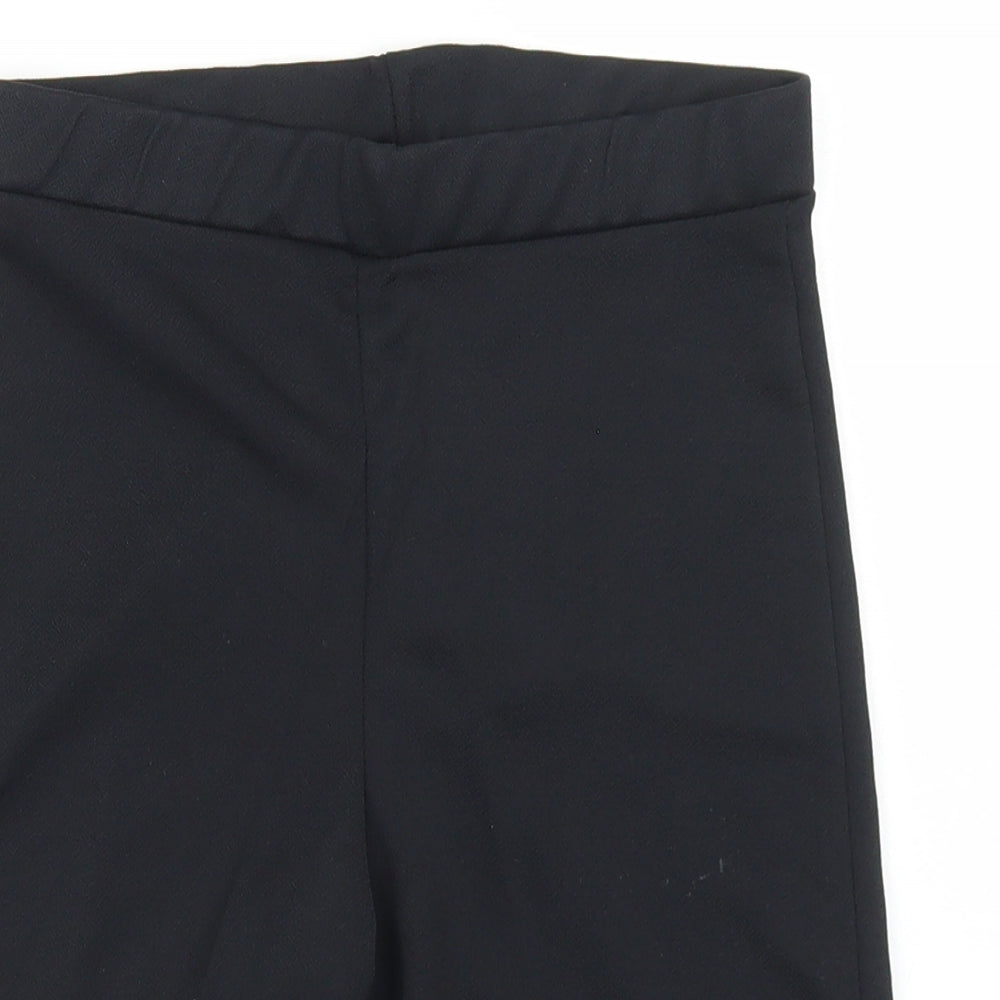 Boohoo Womens Black  Polyester Biker Shorts Size 6 L8 in Regular