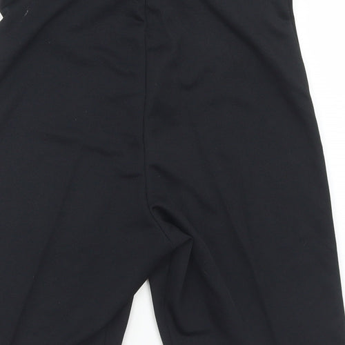 Boohoo Womens Black  Polyester Biker Shorts Size 6 L8 in Regular