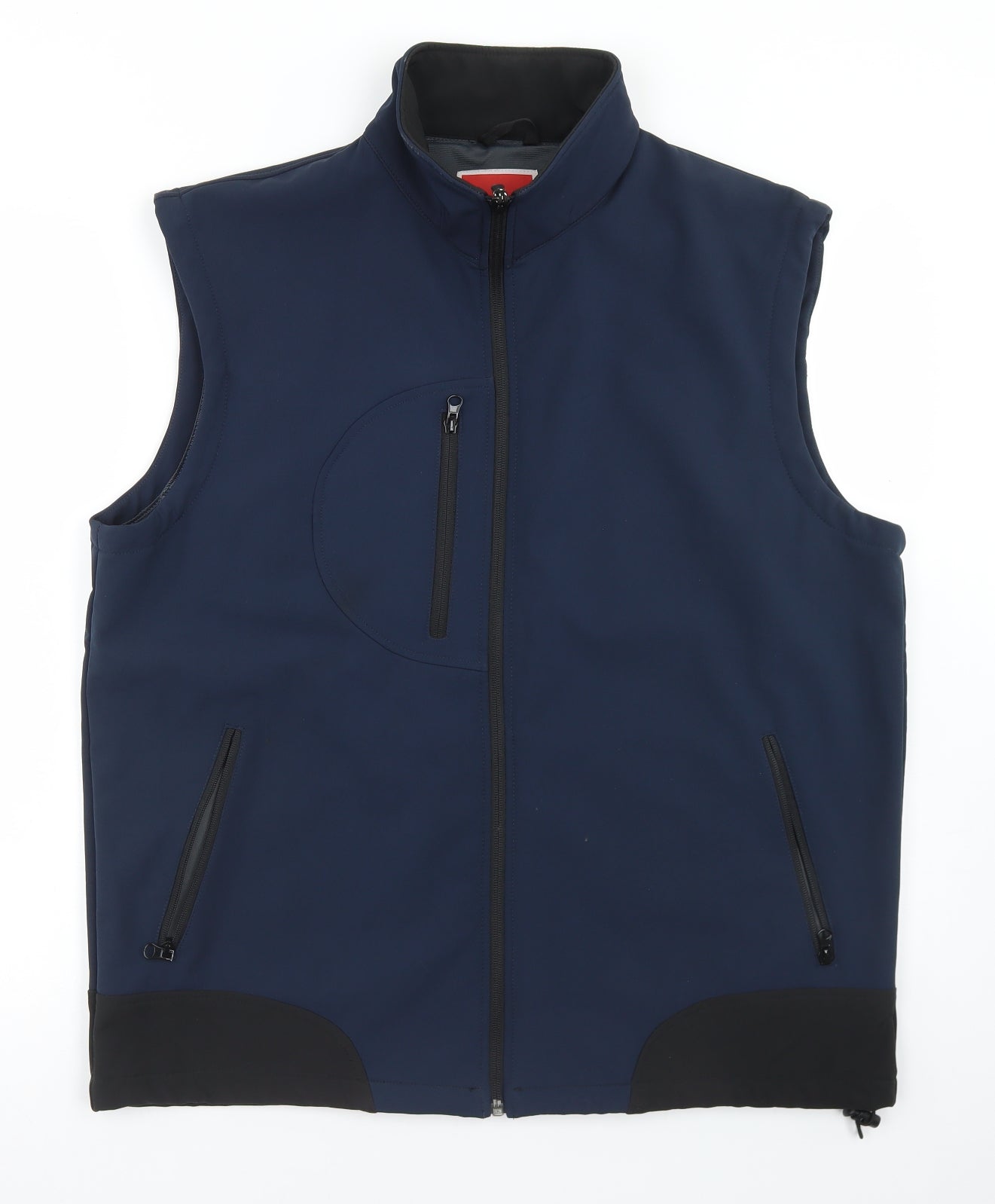 Result Mens Blue   Gilet Coat Size L  Zip