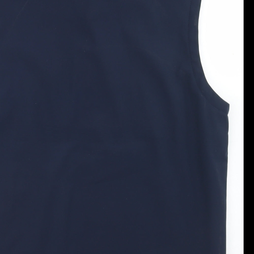 Result Mens Blue   Gilet Coat Size L  Zip