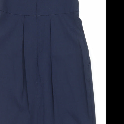 Miso Womens Blue  Nylon Pencil Dress  Size 10  Sweetheart Zip