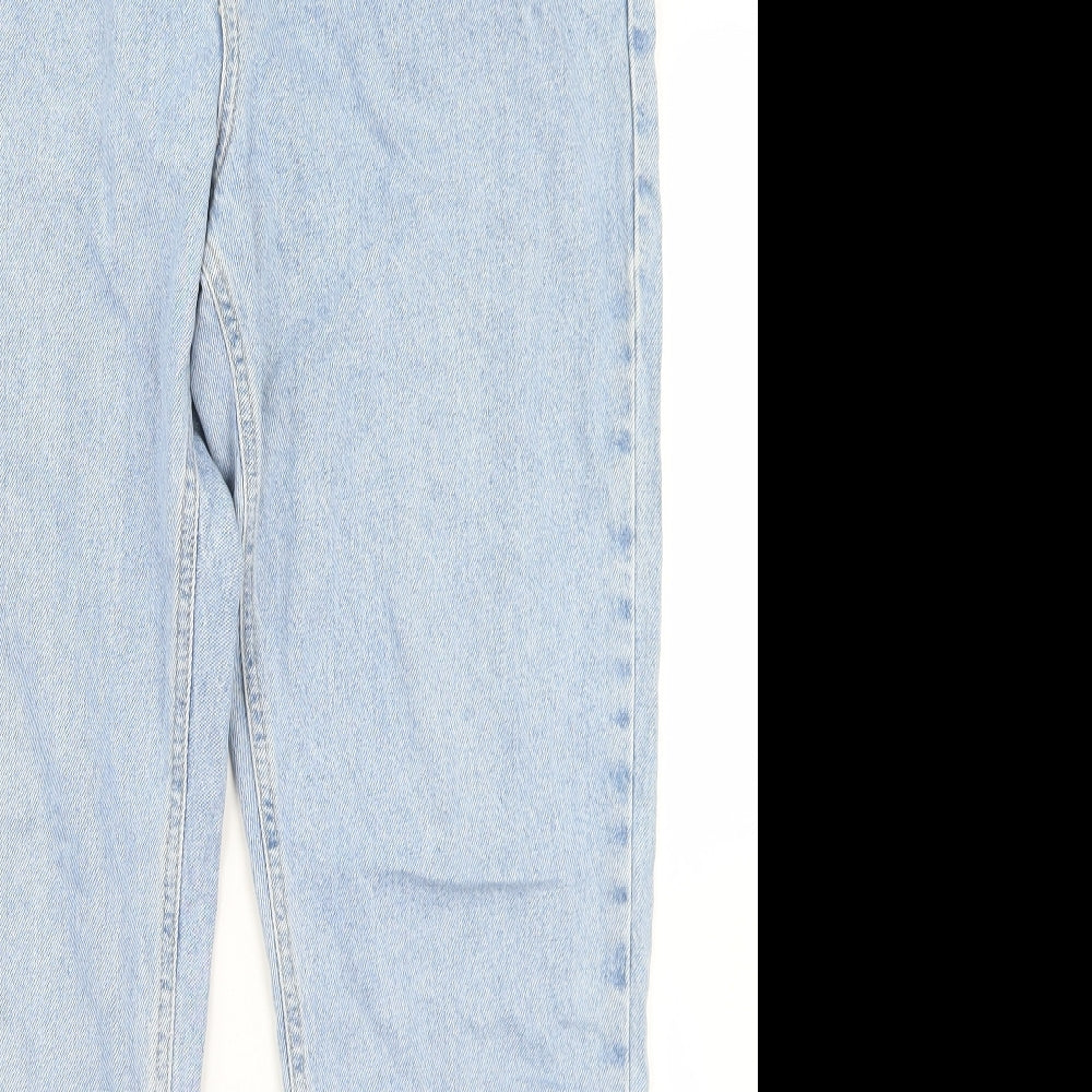 Denim Co Womens Blue  Cotton Mom Jeans Size 14 L28 in Regular Button