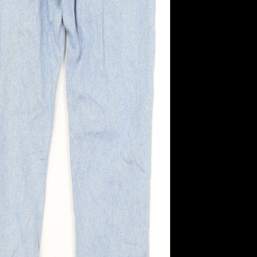 Denim Co Womens Blue  Cotton Mom Jeans Size 14 L28 in Regular Button