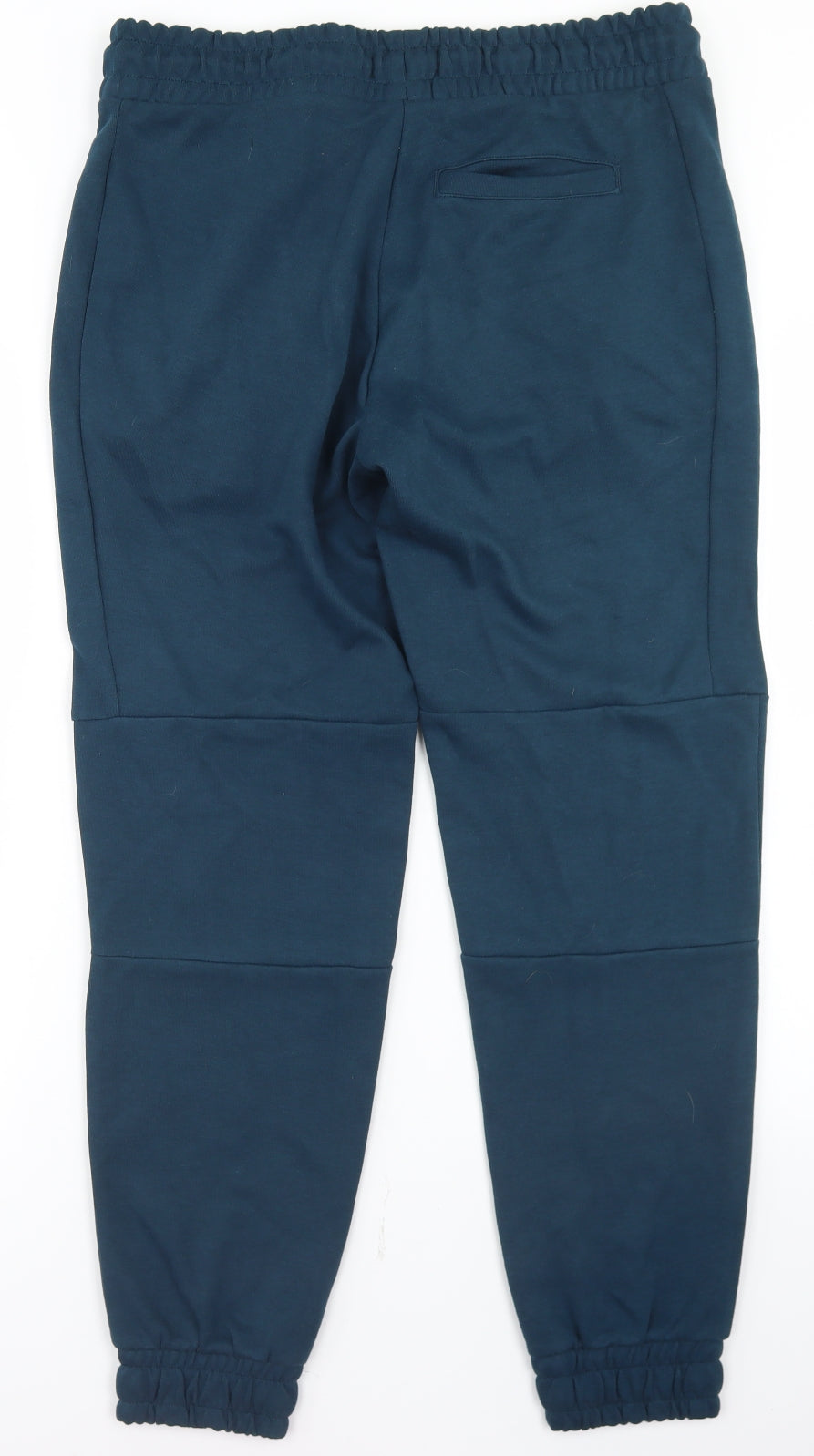 F&F Mens Blue  Cotton Jogger Trousers Size M L28 in Regular Drawstring