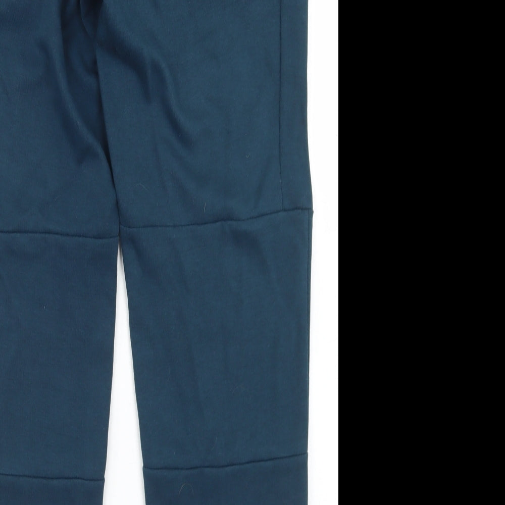 F&F Mens Blue  Cotton Jogger Trousers Size M L28 in Regular Drawstring